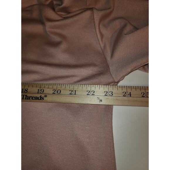 Eileen Fisher Top Womens M New Funnel Neck Box-Top Blush corpcore  mature comfy - Picture 7 of 8